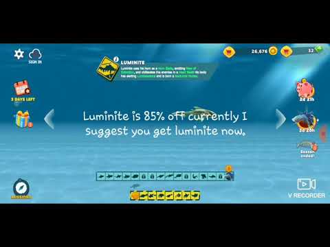 The new luminite shark is 85% off I suggest you get luminite now.
