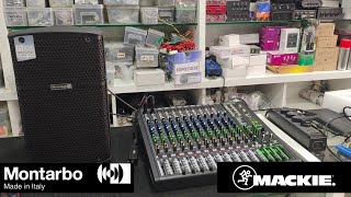 Video thumbnail for Mackie ProFX16v3 16 channel mixing console and Montarbo B108 8" active speaker. #soundcheck by Sound Square