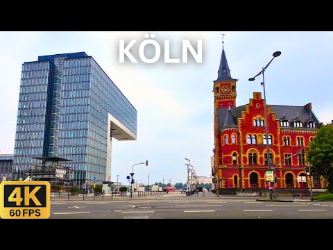 Fahrtour 4K: Köln Deutschland 🇩🇪 | Städtereise