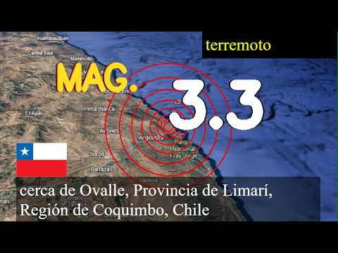😱🚨  Terremoto cerca de Ovalle, Provincia de Limarí, Región de Coquimbo, Chile actualizaciones en viv