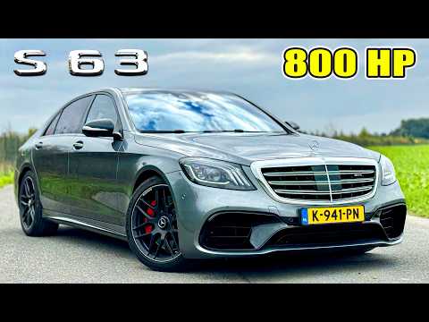 800HP Mercedes AMG S63 W222 // 308KMH REVIEW on AUTOBAHN