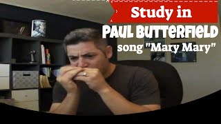 Study in Paul Butterfield blues harmonica
