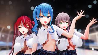 【MMD】星◯すいせい 白◯ノエル 宝◯マリン Who is She【紳士向け】【4K】