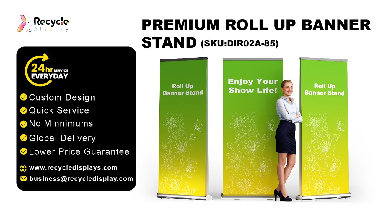 Premium Roll Up Banner Stand