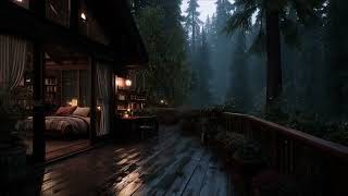 Forest Bedroom Rain 🌲 | Gentle Rain Sounds for Deep Sleep