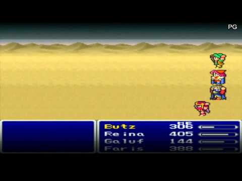 Final Fantasy V Walkthrough (PS1) Part 20 Sand Tides