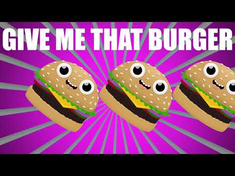 I Want A Hamburger - Parry Gripp - Artwork by Nathan Mazur