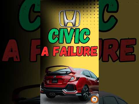 Why Honda Civic failed ?? 🚫 #shortsfeed #ridewars
