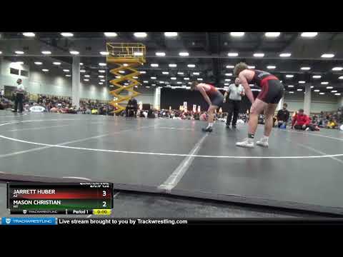 195 Lbs Quarterfinal - Jarrett Huber, AZ Vs Mason Christian, MT 3592
