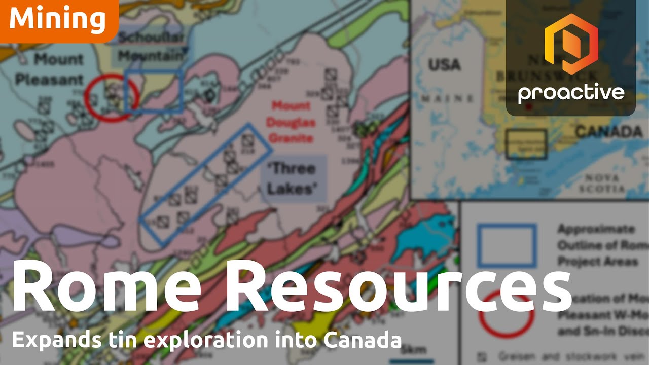 Rome Resources CEO on low-cost New Brunswick tin opportunity