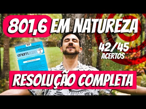 🧠 CORREÇÃO ENEM 2020 (42 Acertos) | Ciências da Natureza (MESTRES DO ENEM)