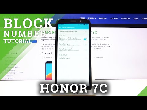 How to Block Contact in Honor 7C – Block Messages and Calls in Honor Smartphone