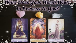 💜🧡 What Does Your Heart Want To Express To You? 💜🧡 Your Heart's Desires! Pick A Card Reading
