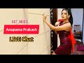 Web Series Hot Model Anupama Prakash Live Chat Video