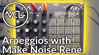 Video thumbnail for Arpeggios With Make Noise René by Voltage Control Lab
