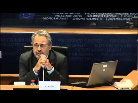 Ugo Bardi bringing the message of resource depletion at European Parliament