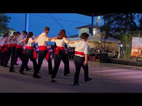 Leventia dancing the Zorba at the 2025 Austin Greek Fest 5/23
