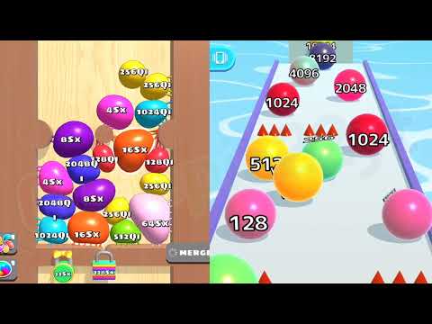 Blob Merge 3D vs Ball Run Infinity #2048nation #blobmerge3d #ballruninfinity