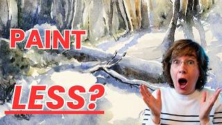 Why Painting More Detail Is Ruining Your Watercolor Forests
