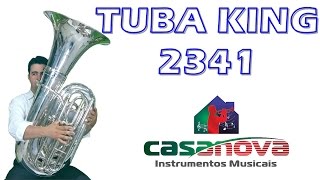 Video thumbnail for TUBA KING 2341 BBb. Prata Original by Casa Nova Instrumentos Musicais Simeão Moises (Casa Nova Musical)
