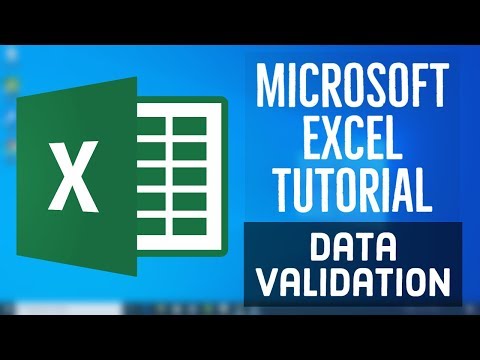 Microsoft Excel Tutorial Data validation in Excel
