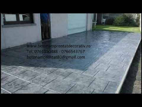 Beton Amprentat Balta Albă - Buzău  Tel.0761350488 -0766543767