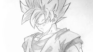【ドラゴンボールZ】スーパーサイヤ人孫悟空描いてみたw