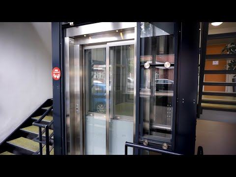 Cheap 2011 ThyssenKrupp StepModul MRL traction elevator @ Slotsgade 5, Odense, Denmark