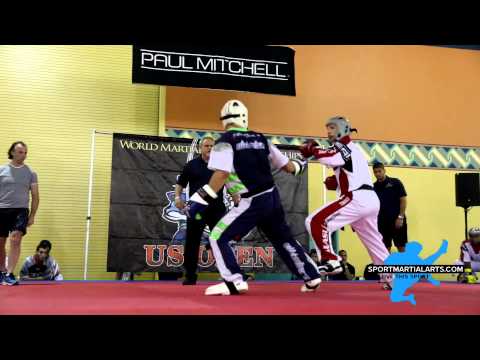 Robbie Lavoie vs Hamed Firouzi Mens Team Sparring US Open 2014