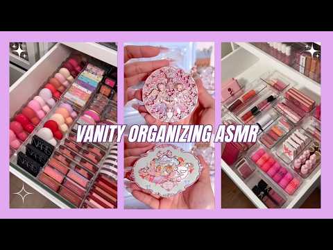 Satisfying ASMR Makeup Vanity Organizing Compilation 💄 | TikTok Restocking Organizer