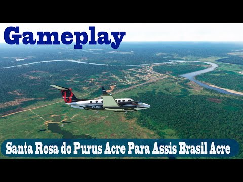 MICROSOFT FLIGHT SIMULATOR 2020 Gameplay  Avião King Air 350i Santa Rosa do Purus para Assis Brasil