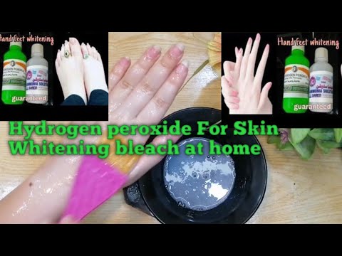Hydrogen peroxide For Skin Whitening | Full Body whitening polish 100% working Results |Beauty hacks
