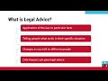 Legal Information Vs Legal Advice
