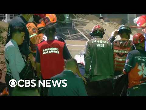 Venezuela earthquake death toll rises amid desperate search for survivors