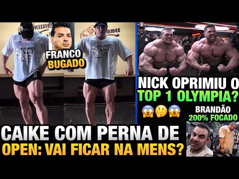 CAIKE MOSTRA PERNAS GIGANTES NIVEL OPEN, MAS PODE FICAR NA MENS ?? FRANCO E JASON COMENTAM E MAIS