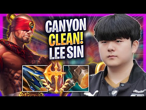 CANYON IS SO CLEAN WITH LEE SIN! - GEN Canyon Plays Lee Sin JUNGLE vs Kindred! | Season 2024