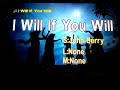 I will if you will by john berry