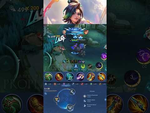 Maniac!! Ixia New Build and Emblem (Part 6) - MLBB #gameplayproplayer #ixia #MLBB