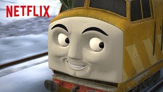 The Diesels Steal the Christmas Decorations | Thomas &amp; Friends: Santa&#39;s Little Engine | Netflix