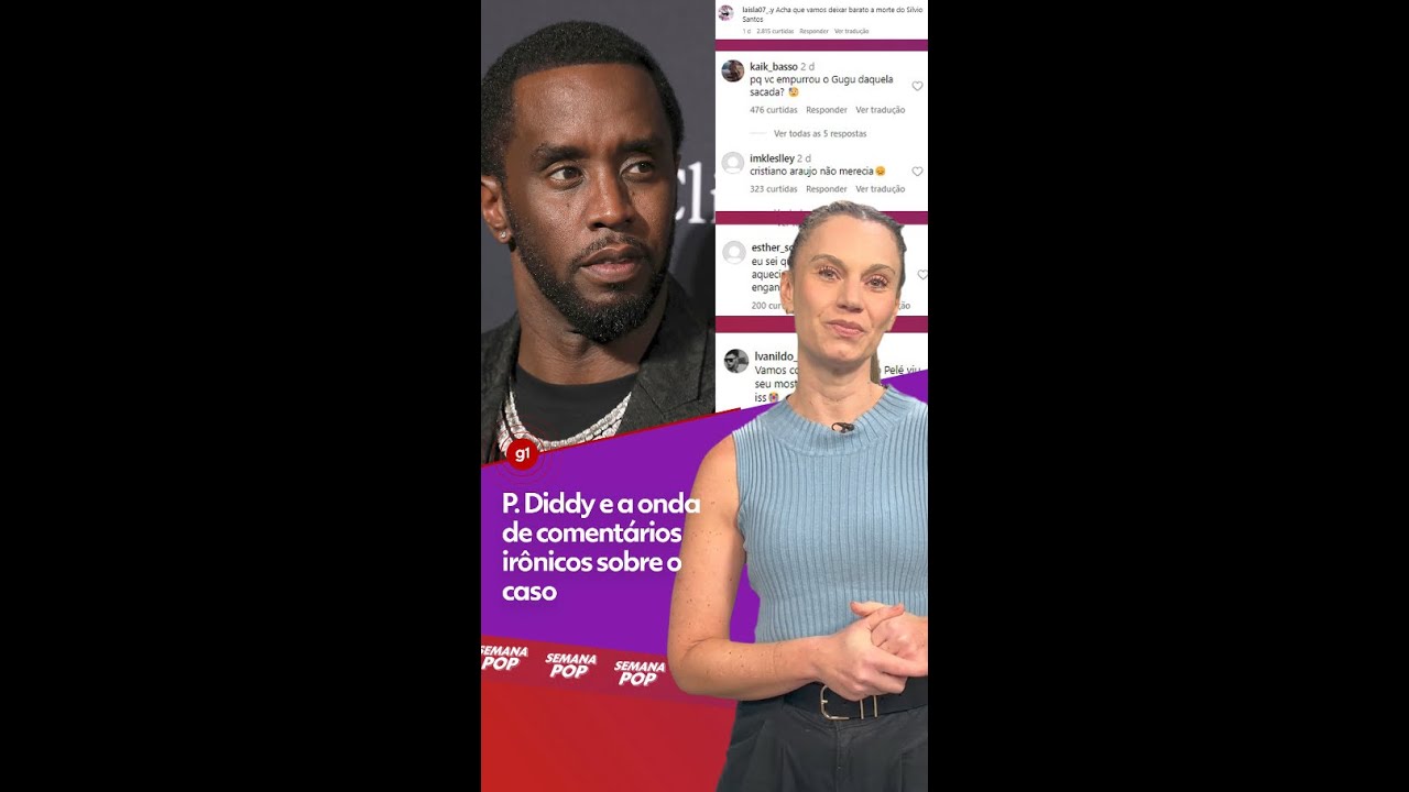 P. Diddy e a onda de comentários irônicos sobre o caso #g1 #noticias