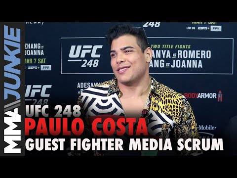 UFC 248: Paulo Costa full guest fighter media scrum