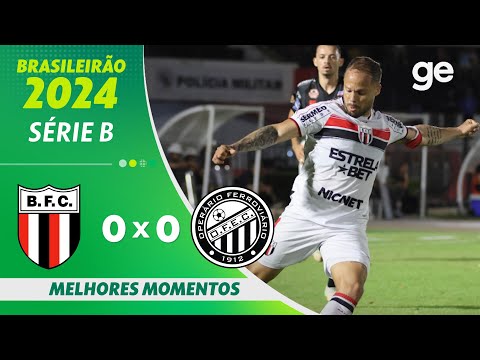 Gols e lances de Botafogo-SP x Operário