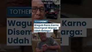 Rombongan Mobil Rano Karno Parkir Dekat Stasiun MRT Bikin Macet, Warga: Baru Jadi Wagub Udah Belagu!