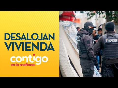 Tras hallazgo de osamentas: Desalojan casa tomada en Quinta Normal - Contigo en la Mañana
