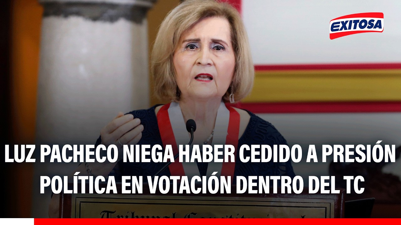 🔴🔵 Pacheco niega presión política para emitir un voto para el TC: “Jamás he recibido una sugerencia”