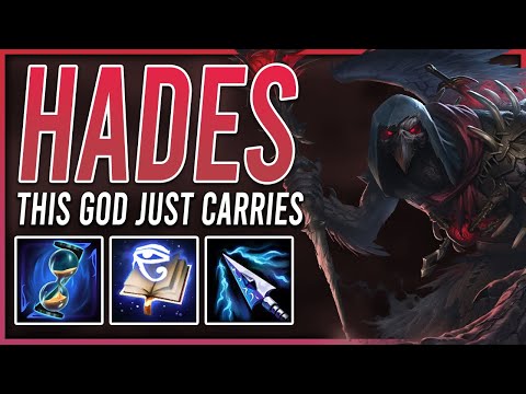 HADES SOLO JUST CARRIES! - Ranked Conquest Season X #smite #smiteseason10