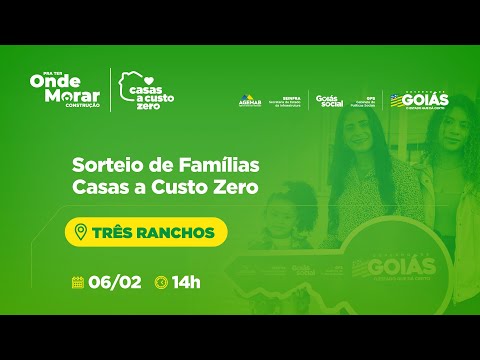 Sorteio de Famílias em Três Ranchos