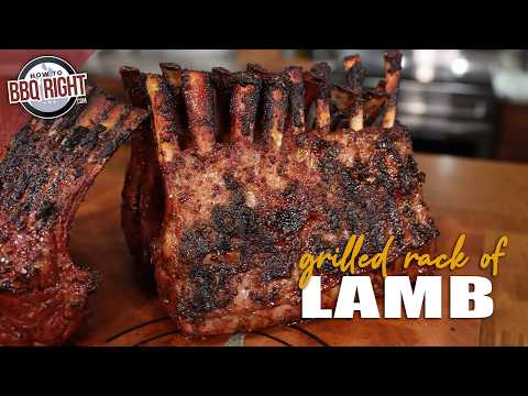 Rack of Lamb GRILLED to a PERFECT Medium Rare