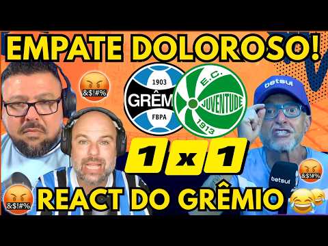 REAÇÕES GREMISTAS - GRÊMIO 1X1 JUVENTUDE - EMPATE DOLOROSO - REACT GRÊMIO - SEMIFINAL GAUCHÃO 2026