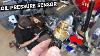 OIL PRESSURE SENSOR SWITCH LOCATION REPLACEMENT JEEP CHEROKEE COMPASS RENEGADE 2.4